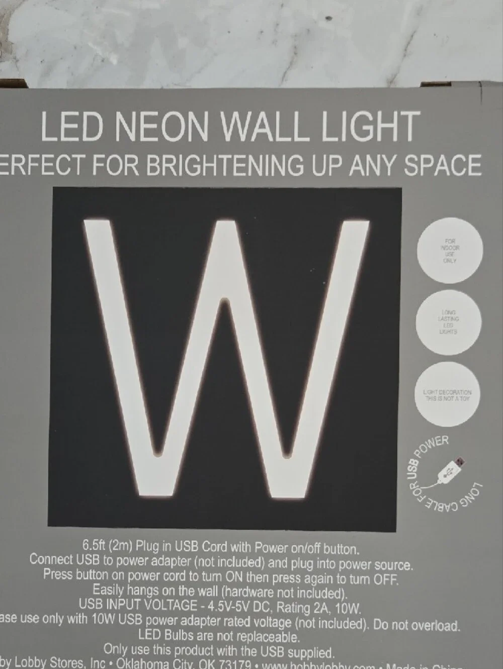 LED Neon Wall Light 